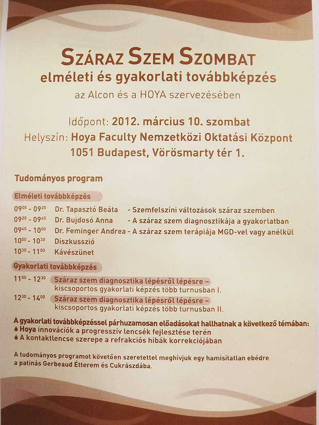 szakmai események