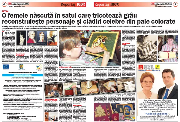 Vajdahunyadi újság cikk (Ziarul Hunedoreanului Deva) 2012. 10. 10.