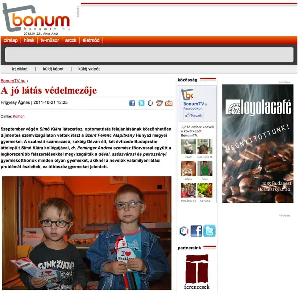 A jó látás védelmezője