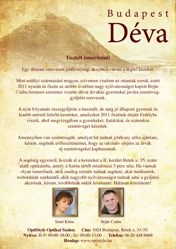 Dévai jótékonysági akció