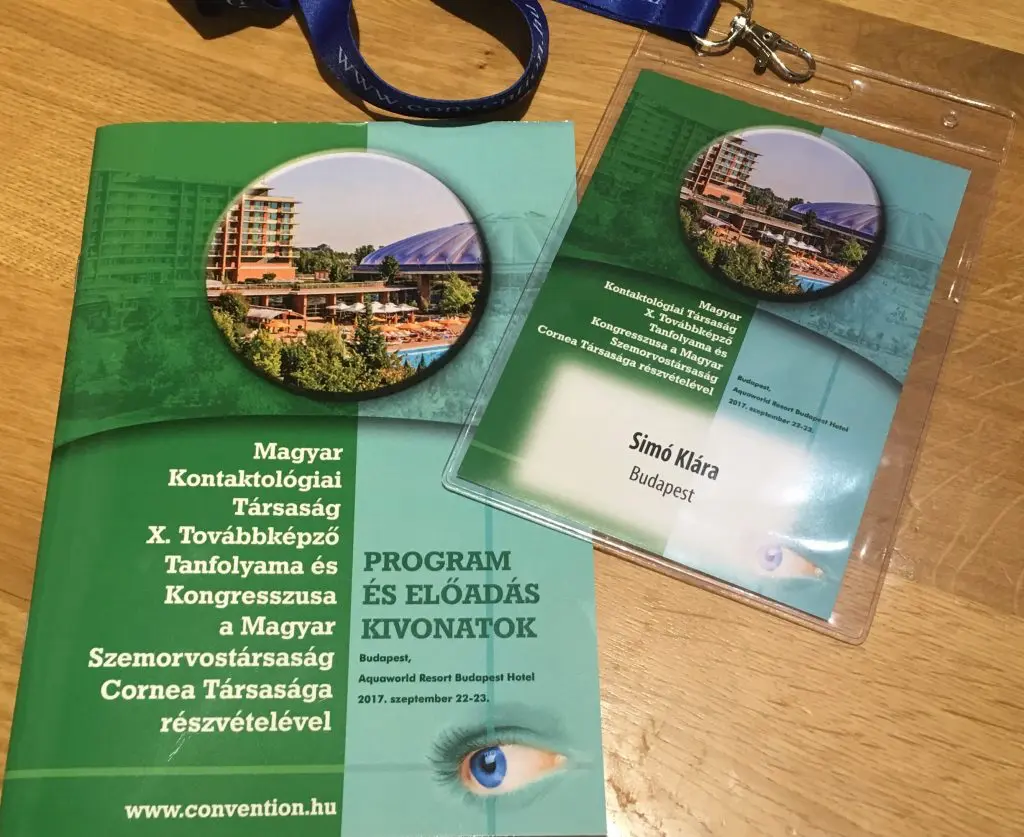 Magyar Kontaktológiai Társaság X. Továbbképző Tanfolyama és Kongresszusa